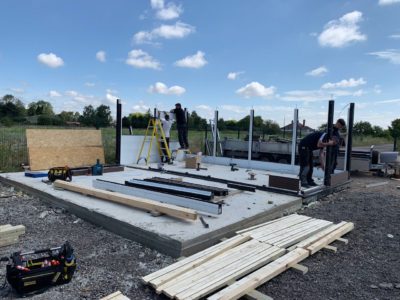 Derby Garden Room Dog Groomer Construction
