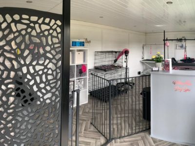 Derby Garden Room Dog Groomer Finishing Inside Piece