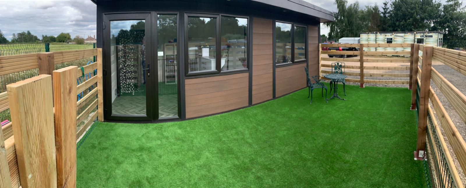 Derby Garden Room Dog Groomer Finishing Outside Piece Derby Garden Room Dog Groomer Finishing Outside Piece