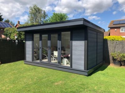 Composite Garden Room Beauticians In Derby Outside Shot