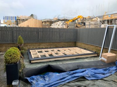 Derby Garden Room Used As Hair Dresser In Mid Construction Copy