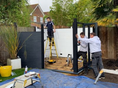 Garden Room In Derby, Installation In Progress Copy
